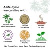 Indie Palm 10 Inch Square Disposable Palm Leaf Plates –