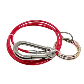 Double Dragon Heavy Duty Trailer Caravan Breakaway Break Away Cable, Durable, Williams Caravan Horsebox Boat Plant Coupling Safety Cable, Burst Ring, 1M Stainless Steel Cable, Pull-off Force ≥ 400kg