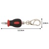 TONE G-052BR Mini Screwdriver Keychain Red