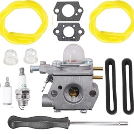Generic BXTech RM2599 Carburetor w Fuel Filter Primer Bulb for MTD Remington RM2599 Pole Saw RM4625 RM 2510 RM2520 RM2560 RM2570 RM2510 String Trimmer Bolens BL110 BL160 Brushcutter Weed Eater