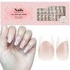 INTOBAS Pack of 160 Nude Square False Nails