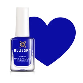 Bluesky Kids Nagellack - Boom, blau. Einfache Schälen, ungiftige, wasserbasierte, planfreie Nagellack für Kinder, 5ml