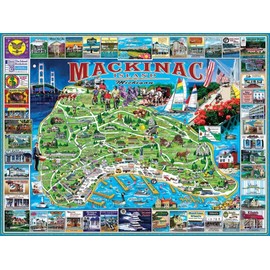 White Mountain Puzzles Mackinac Island - 1000 Piece Jigsaw Puzzle