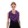 LMVERNA Triangle Scarf with Fringe Fashion Mantilla Veils Catholic for