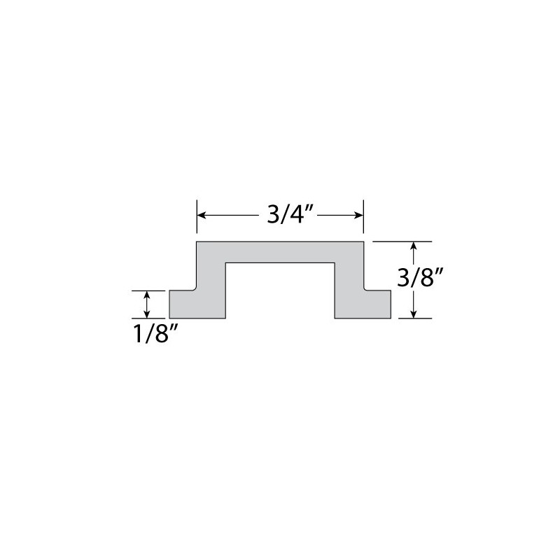 Peachtree Woodworking 32" ALUMINUM MITER T-BAR - PW1033
