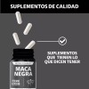 Maca Negra Peruana Orgánica 1000 mg – Sin Azúcar –