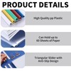 15 Pieces A4 Slide Binders, Paper Binder Spine Bars, Durable
