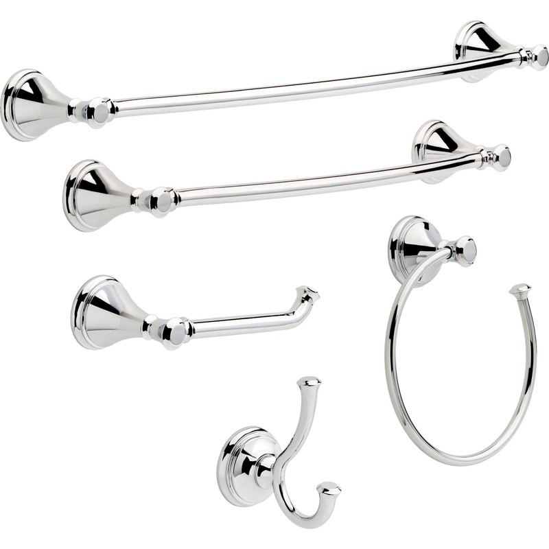 Delta 79735 Cassidy Double Towel Hook Bath Hardware Accessory in