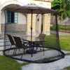 Tiimmgaal 9/10 FT Mosquito Net For Patio Umbrella Outdoors Screen