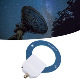 Mini Loop Short Wave Antenna Portable 9.9KHz - 181MHz SMA Plug Interface SW Portable Donut Antenna for Malachite HAM Radio Receiver for Shortwave Radio
