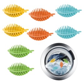 KASESSS 8 Pcs Tumble Dryer Balls, Fishbone Dryer Balls, Laundry Balls for Washing Machine, Dryer Balls for Laundry UK, Reusable Washing Machine Balls, Drying Balls for Tumble Dryer, Fewer Wrinkles