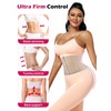 Atbuty Short Torso Waist Trainers Cincher Corset Tummy Latex Workout