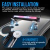 MIRUNNY 18.6" Emergency Strobe Lights Bar for Trucks Waterproof Double