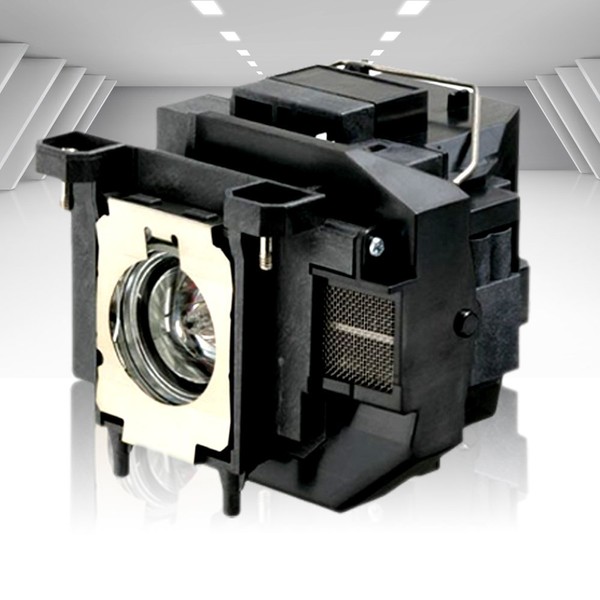 Supermait EP67 Replacement Projector Lamp with Case for Epson Elplp67,