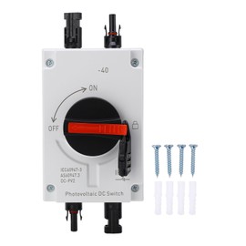 PV Solar Disconnect Switch 32A 4P IP66 Waterproof Photovoltaic Isolator Solar Switch with Password Lock DC1200V