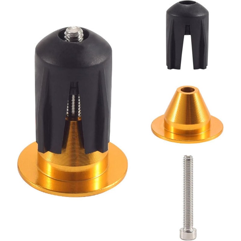1 Pair Aluminum Bicycle Handlebar End Caps - Bar End