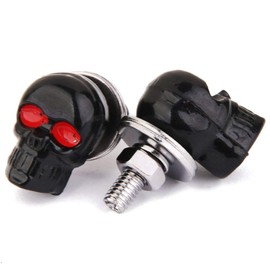 Liseng Pair of Motorcycle Frame Screws Mounting Screw Black