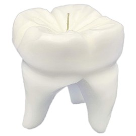 Belafi - Vela Decorativa con Forma de Diente Muela para Consultorio Dental Ideal para Regalo Dentista