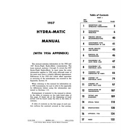 1957 Pontiac Hydra-Matic Manual