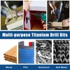 COMOWARE Titanium Impact Drill Bit Set - 30 Pcs Hex