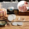 50 Pieces Silver Dollar Case 38 mm Coin Capsules Silver