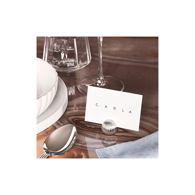 Georg Jensen Bernadotte Place Card Holder Original Design by Sigvard