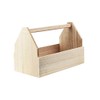 Artemio Wooden Tool Box 30 cm, Wood, Beige, 30 cm