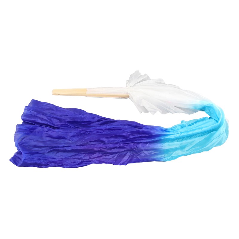 1 Pair Long Dance Fan Soft Beautiful Classical Dancing Fan