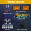 EXERAUO 6inch Boat Trailer Lights LED Kit, Submersible Trailer Light