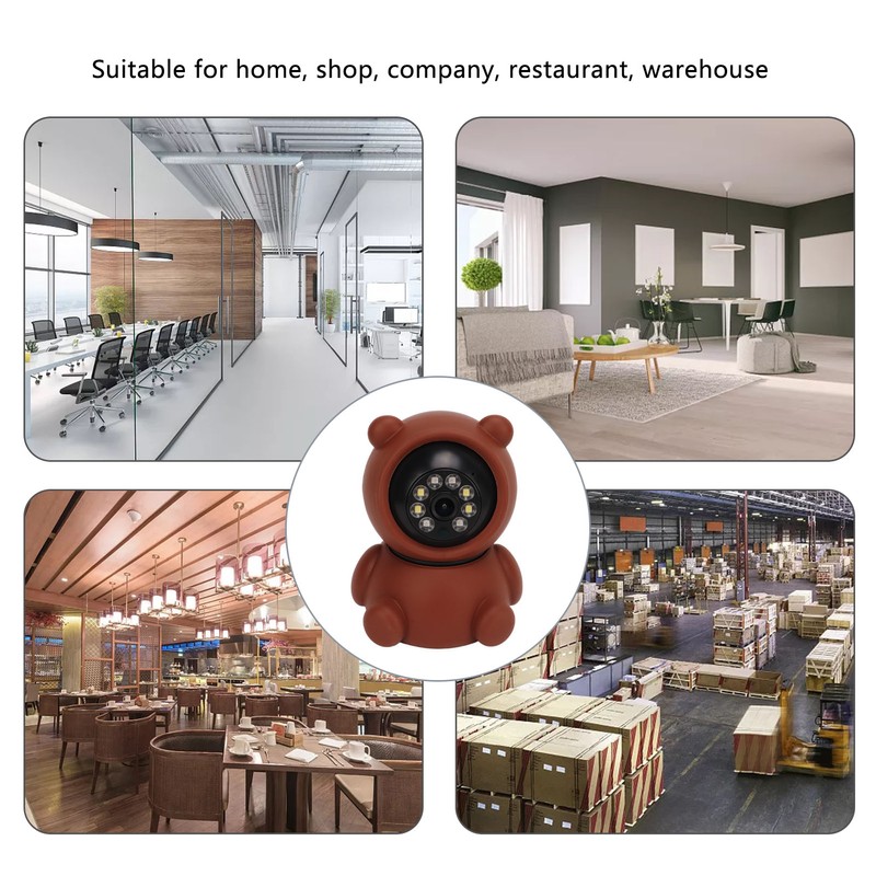1080P WiFi Smart Camera Night Vision Motion Detection Two Way