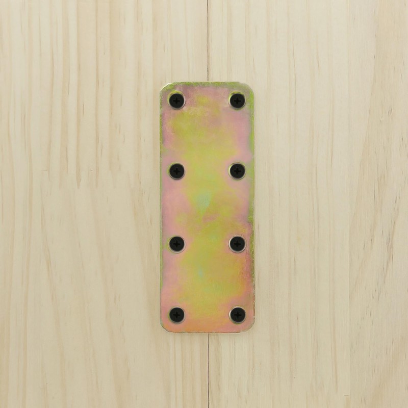 8 PCS Metal Mending Plates Flat Joining Plate Support Brace