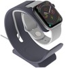 KOMBIUDA Smart Watch Charging Stand Elegant Grey Watch Holder Lightweight
