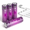 Pallus USB Rechargeable AA Lithium Batteries - 4 Pack Rechargeable