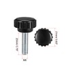 sourcing map 4pcs Knurled Clamping Knobs M6 x 20mm Metric