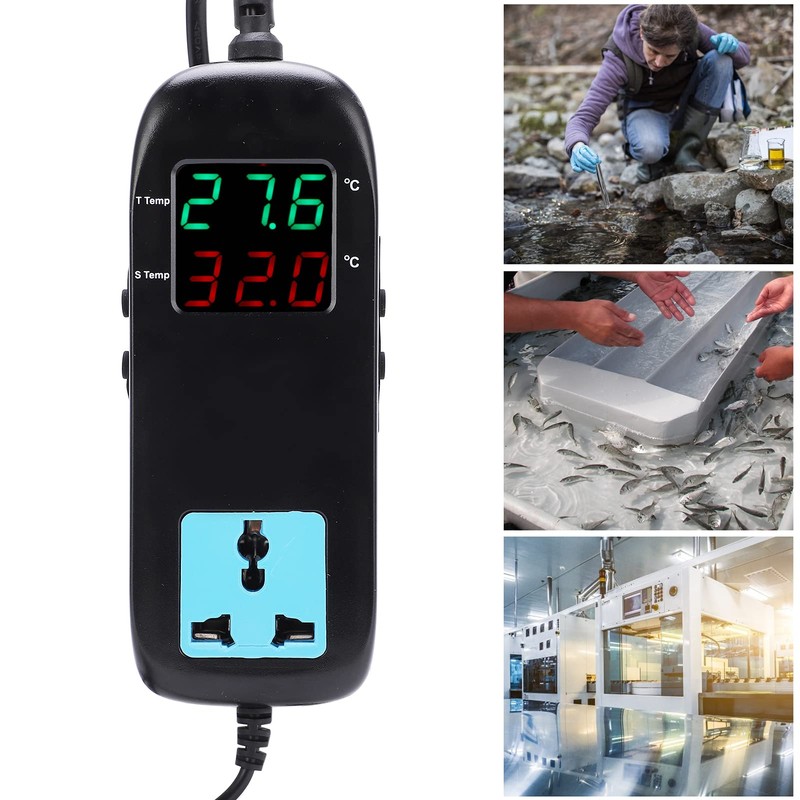 Digital Temperature Controller Eujgoov MH-2000 Smart Electronic Thermostat Switch Temperature