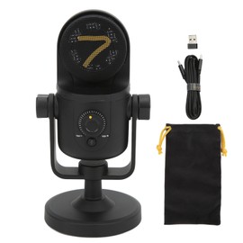 7RYMS SRUSB Computer USB Microphone PC Desktop Standing Condenser Mic with Mute Button Built in Filter for Game