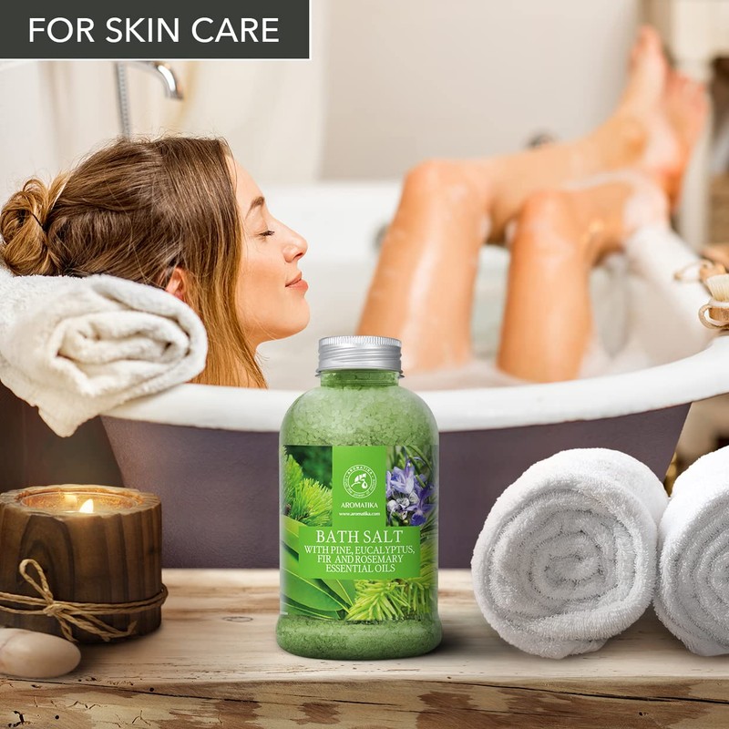 Sea Salt Bath 600 g with Pine - Eucalyptus -