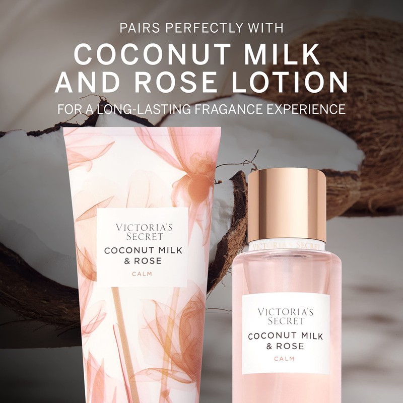 Victoria's Secret Body Fragrance Mist, Coconut Milk & Rose -