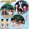 PullCrease 24 Sets Graduation Clear Plastic Light Bulb Jars with
