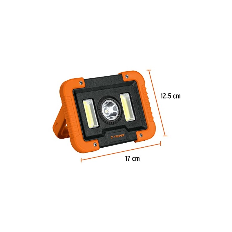 Truper LAT-1300, Lámpara LED 1600 lúmenes de trabajo, recargable