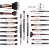 Maange Brochas Maquillaje Profesional Piece Set Herramientas Multifuncional Kabuki Sintético