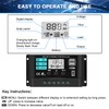 2 Packs 30A Solar Battery Charge Controller 12V 24V PWM