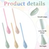 5pcs Long Handle Mixing Spoon 7.2 Inch Colorful Coffee Stirring
