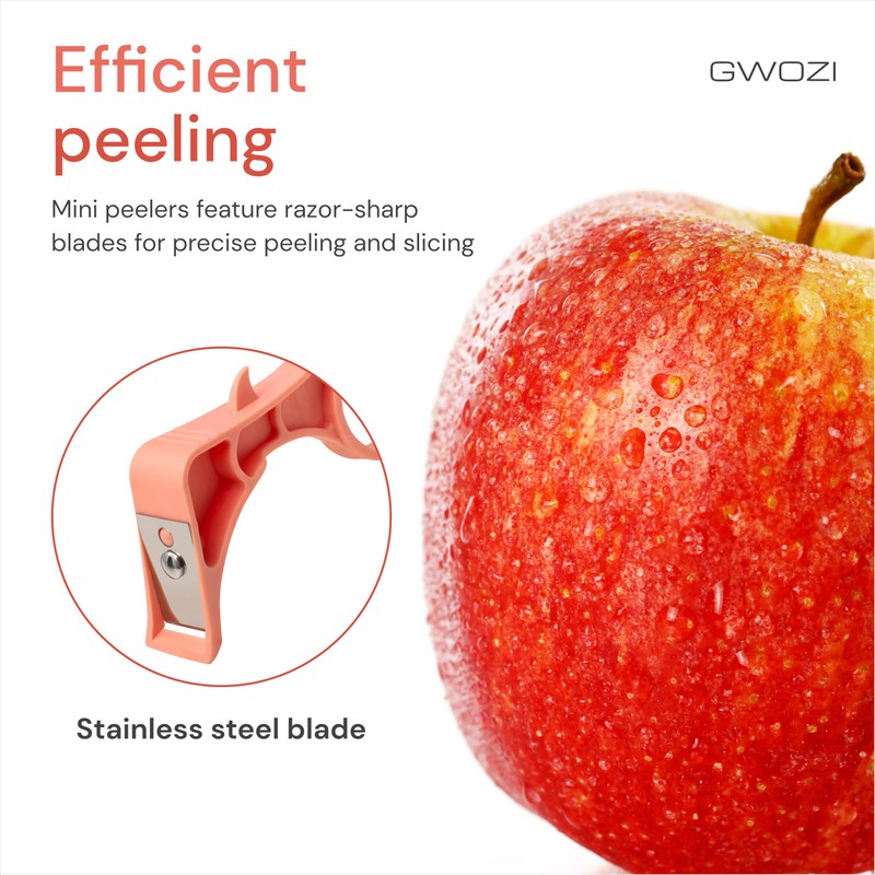 Peelers for Kitchen Mini - Portable Fruit Peeler Hand -