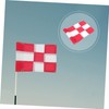 BESPORTBLE 4pcs Golfing Court Flag Bright Golfing Goal Prop Durable