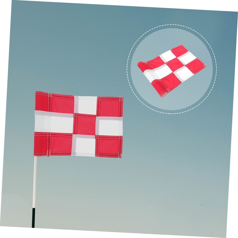 BESPORTBLE 4pcs Golfing Court Flag Bright Golfing Goal Prop Durable