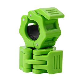 1in/2.5cm Barbell Clips, Chetexus Non-Slip Quick Release Barbell Collars, with Clip Lock Barbell Clip for Fitness Weightlifting Training (Green, 2 Pack)