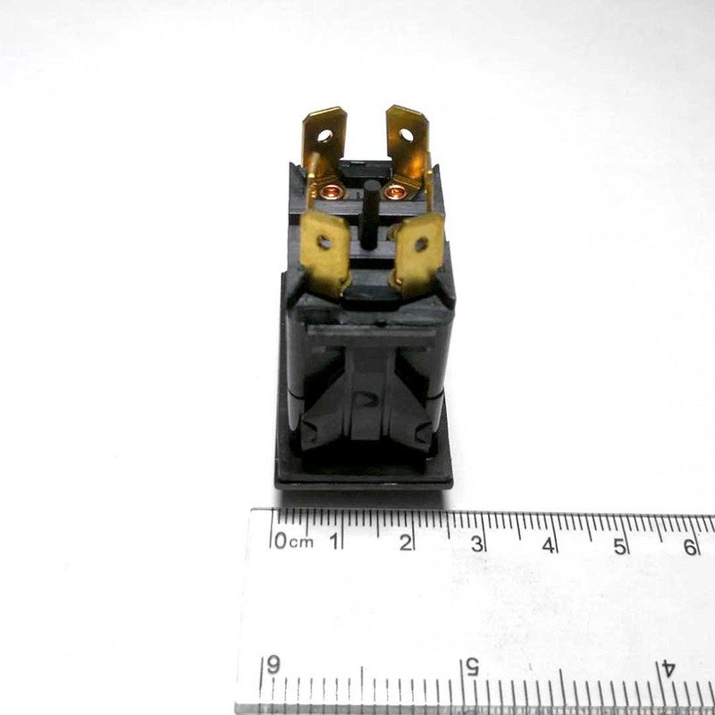 Genssi Rocker Switch On Off On Momentary Type DPDT 12V