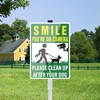 Please Clean Up After Your Dog Sign, 8" x 28"