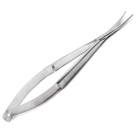 4.5" Curved Stainless Steel Squeeze Scissors